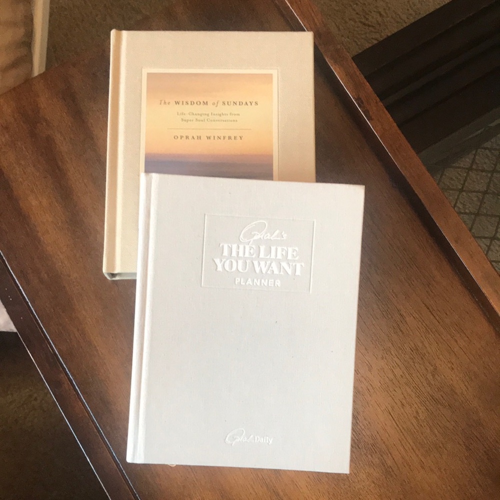 Oprah’s The Wisdom of Sundays book & Oprah’s The Life You Want Planner